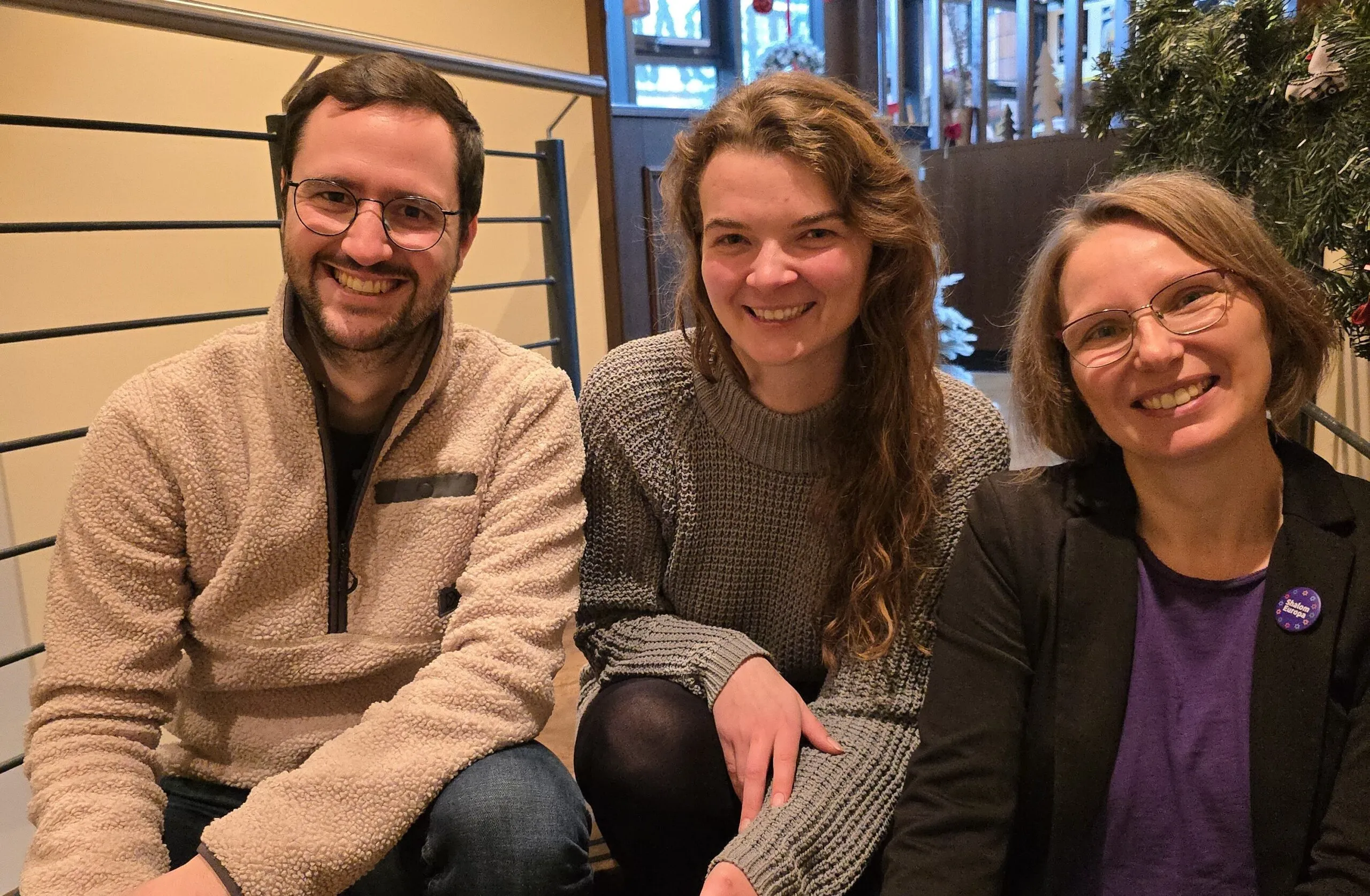 Bundestagskandidierende beim Neujahrsbrunch von Volt Münster