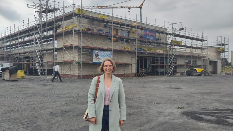 Richtfest der neuen Grundschule im Baugebiet Albachten-Ost