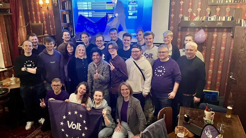 Volt Münster feiert Wahlerfolg und blickt voller Energie in die Zukunft