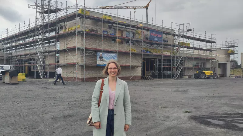 Richtfest der neuen Grundschule im Baugebiet Albachten-Ost